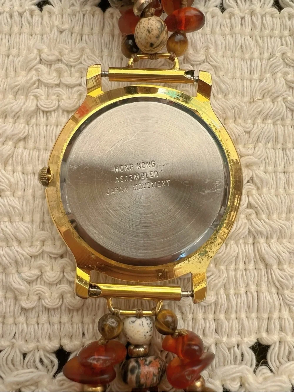 Vintage 80’s/90’s Lucoral Gemstone Watch